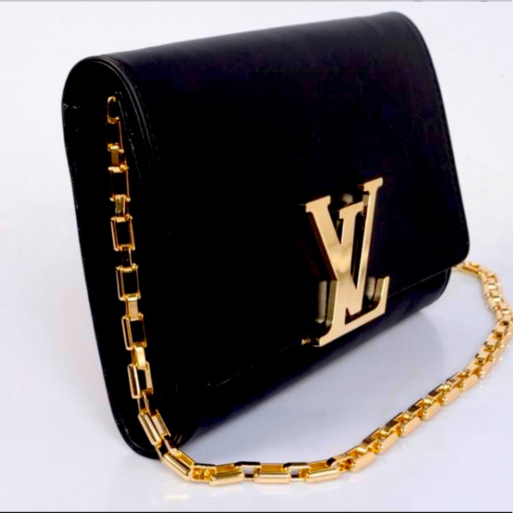 Louis Vuitton Black Chain Bag